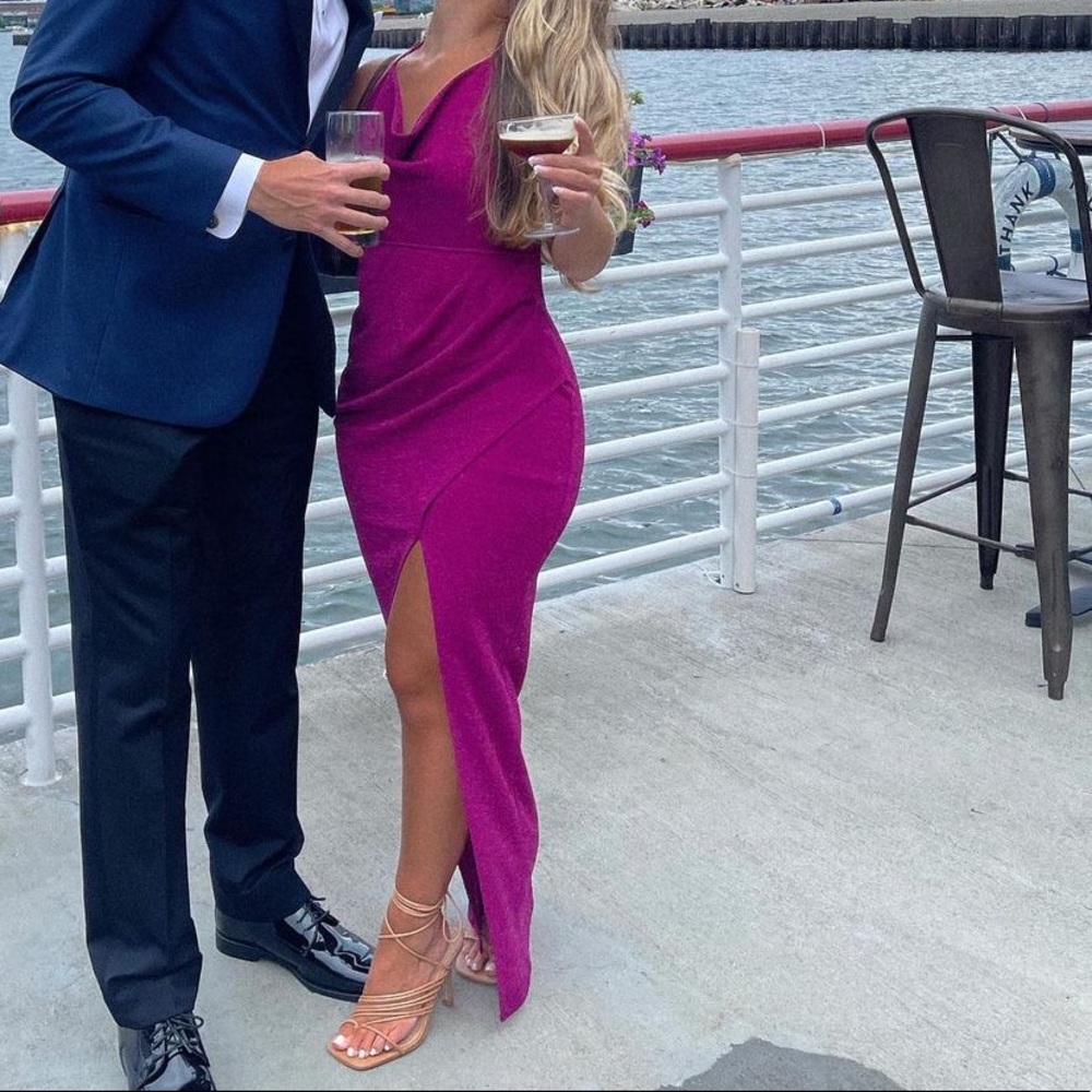 REVOLVE Semira gown in Magenta